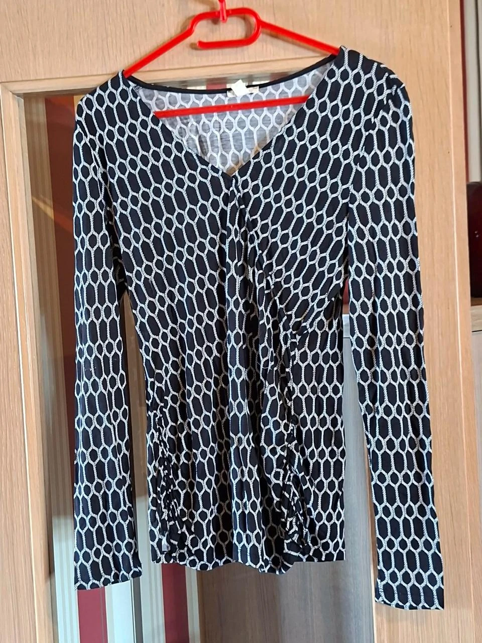 Esprit Top met lange mouwen en V-Hals